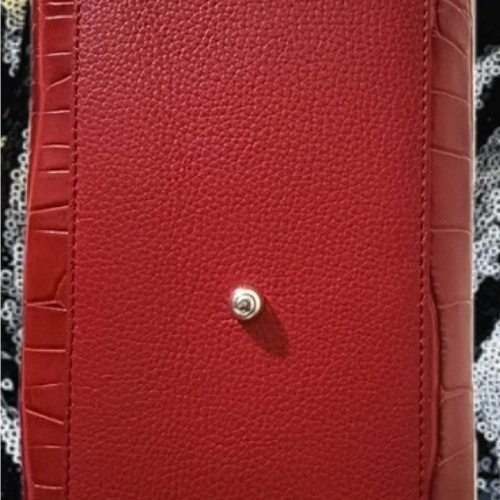 New Brighton Frances Bag with Duster Croc Embossed Leather Rare Masterpiece